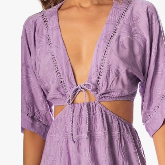 Lilac Sweetheart Eugenie Short Dress / Purple by Maaji -  Large - Picture 4 of 5